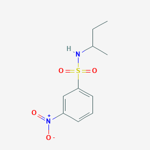 molecular formula C10H14N2O4S B14387232 N-(Butan-2-yl)-3-nitrobenzene-1-sulfonamide CAS No. 89840-74-4