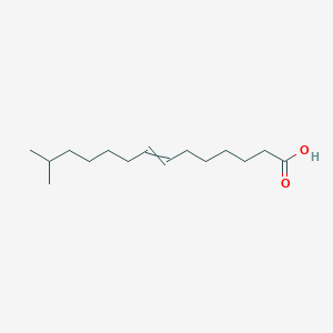 molecular formula C15H28O2 B14387256 13-Methyltetradec-7-enoic acid CAS No. 88505-44-6