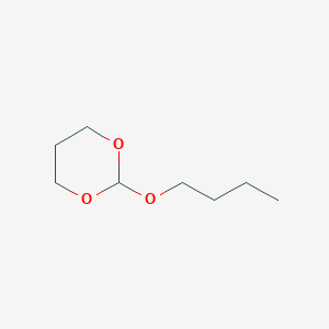 molecular formula C8H16O3 B14387338 2-Butoxy-1,3-dioxane CAS No. 87973-57-7