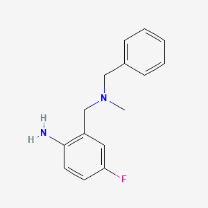 2-{[Benzyl(methyl)amino]methyl}-4-fluoroaniline