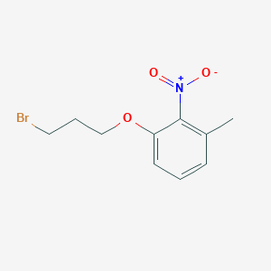 B1438737 1-(3-Bromopropoxy)-3-methyl-2-nitrobenzene CAS No. 848589-66-2