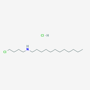 molecular formula C16H35Cl2N B14387389 N-(4-chlorobutyl)dodecan-1-amine;hydrochloride CAS No. 88090-21-5