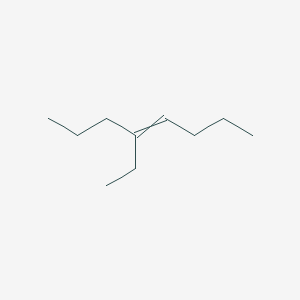 molecular formula C10H20 B14387414 4-Octene, 4-ethyl- CAS No. 89880-82-0