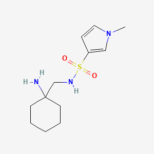 N-[(1-aminocyclohexyl)methyl]-1-methyl-1H-pyrrole-3-sulfonamide