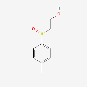 molecular formula C9H12O2S B14387528 Ethanol, 2-[(4-methylphenyl)sulfinyl]- CAS No. 87943-26-8