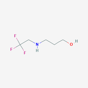 3-[(2,2,2-Trifluoroethyl)amino]propan-1-ol