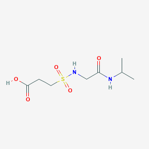 3-({[(Propan-2-yl)carbamoyl]methyl}sulfamoyl)propanoic acid
