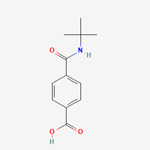 molecular formula C12H15NO3 B1438767 4-(Tert-butylcarbamoyl)benzoic acid CAS No. 215118-68-6