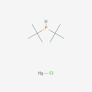 molecular formula C8H19ClHgP B14387716 Chloromercury;ditert-butylphosphane CAS No. 90054-05-0