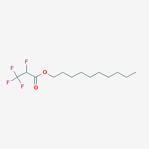 molecular formula C13H22F4O2 B14387751 Decyl 2,3,3,3-tetrafluoropropanoate CAS No. 88239-57-0