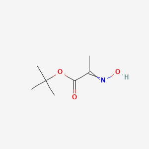 molecular formula C7H13NO3 B14387930 tert-Butyl 2-(hydroxyimino)propanoate CAS No. 90049-07-3