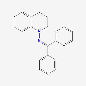 molecular formula C22H20N2 B14387976 N-(3,4-Dihydroquinolin-1(2H)-yl)-1,1-diphenylmethanimine CAS No. 87866-74-8