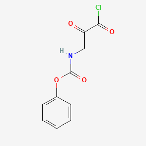 molecular formula C10H8ClNO4 B14388037 Phenyl (3-chloro-2,3-dioxopropyl)carbamate CAS No. 88241-20-7