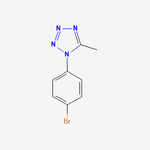 molecular formula C8H7BrN4 B1438806 1-(4-bromophenyl)-5-methyl-1H-1,2,3,4-tetrazole CAS No. 98437-33-3