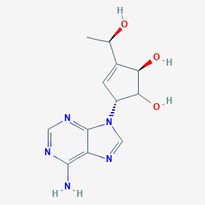 (2r,5r)-5-(6-Amino-9h-purin-9-yl)-3-[(1r)-1-hydroxyethyl]cyclopent-3-ene-1,2-diol