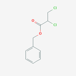 molecular formula C10H10Cl2O2 B14388110 Benzyl 2,3-dichloropropanoate CAS No. 89923-70-6