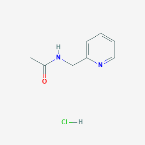 molecular formula C8H11ClN2O B1438812 N-(pyridin-2-ylmethyl)acetamide hydrochloride CAS No. 1170528-07-0