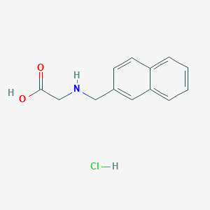 molecular formula C13H14ClNO2 B14388184 2-(Naphthalen-2-ylmethylamino)acetic acid;hydrochloride CAS No. 88720-17-6