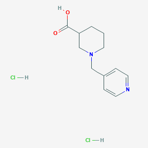 molecular formula C12H16N2O2 B1438820 1-(Pyridin-4-ylmethyl)piperidine-3-carboxylic acid dihydrochloride CAS No. 887445-06-9