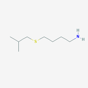 molecular formula C8H19NS B1438826 4-Isobutylsulfanyl-butylamine CAS No. 1157041-58-1