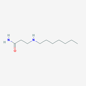 3-(Heptylamino)propanamide