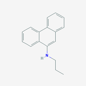 molecular formula C17H17N B14388293 N-Propylphenanthren-9-amine CAS No. 87884-71-7