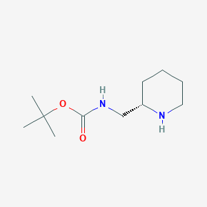 molecular formula C11H22N2O2 B143883 (S)-叔丁基(哌啶-2-基甲基)氨基甲酸酯 CAS No. 139004-93-6