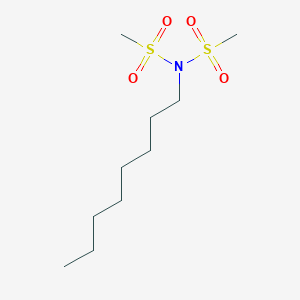 molecular formula C10H23NO4S2 B14388303 N-(Methanesulfonyl)-N-octylmethanesulfonamide CAS No. 89913-03-1