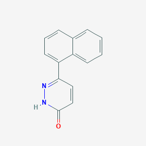 molecular formula C14H10N2O B1438848 6-(1-Naphthyl)pyridazin-3(2H)-one CAS No. 1105194-30-6