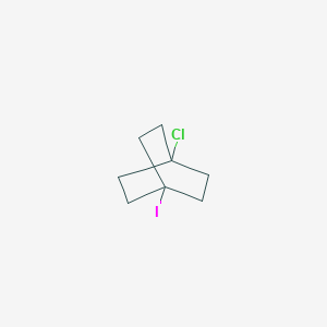 molecular formula C8H12ClI B14388488 1-Chloro-4-iodobicyclo[2.2.2]octane CAS No. 89566-54-1