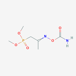 molecular formula C6H13N2O5P B14388584 Dimethyl {2-[(carbamoyloxy)imino]propyl}phosphonate CAS No. 88184-62-7
