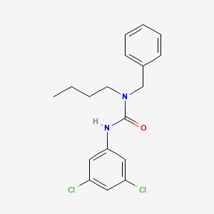 molecular formula C18H20Cl2N2O B14388624 N-Benzyl-N-butyl-N'-(3,5-dichlorophenyl)urea CAS No. 88452-26-0