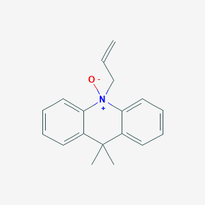molecular formula C18H19NO B14388632 9,9-Dimethyl-10-oxo-10-(prop-2-en-1-yl)-9,10-dihydro-10lambda~5~-acridine CAS No. 89422-96-8