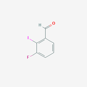 molecular formula C7H4FIO B1438874 3-Fluoro-2-iodobenzaldehyde CAS No. 905808-02-8