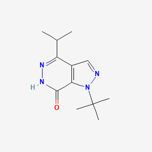 molecular formula C12H18N4O B1438880 1-tert-butyl-4-isopropyl-1,6-dihydro-7H-pyrazolo[3,4-d]pyridazin-7-one CAS No. 1105196-46-0