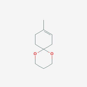 molecular formula C10H16O2 B14388855 9-Methyl-1,5-dioxaspiro[5.5]undec-8-ene CAS No. 88441-96-7