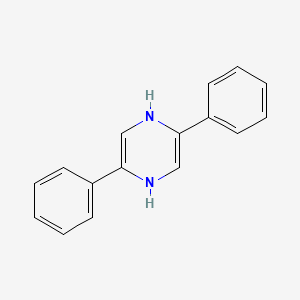 molecular formula C16H14N2 B14388925 2,5-Diphenyl-1,4-dihydropyrazine CAS No. 87498-10-0