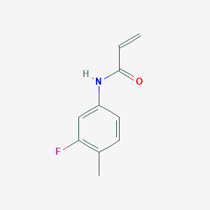 molecular formula C10H10FNO B1438895 N-(3-fluoro-4-methylphenyl)prop-2-enamide CAS No. 312752-91-3
