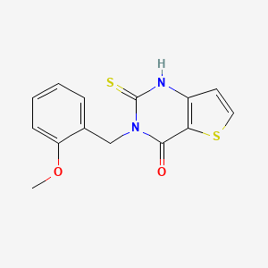 3-(2-methoxybenzyl)-2-thioxo-2,3-dihydrothieno[3,2-d]pyrimidin-4(1H)-one