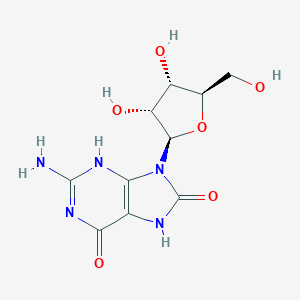 molecular formula C10H13N5O6 B014389 8-Hydroxyguanosine CAS No. 3868-31-3
