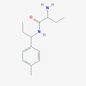 molecular formula C14H22N2O B1438929 2-amino-N-[1-(4-methylphenyl)propyl]butanamide CAS No. 1218493-92-5