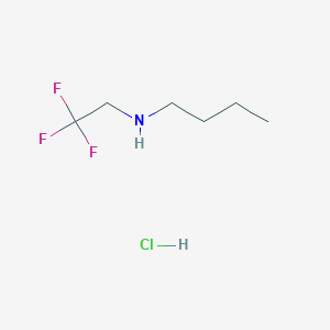 molecular formula C6H13ClF3N B1438941 Butyl(2,2,2-trifluoroethyl)amine hydrochloride CAS No. 1170296-36-2