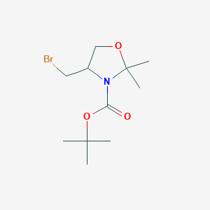 molecular formula C11H20BrNO3 B1438942 N-Boc-4-(bromomethyl)-2,2-dimethyloxazolidine CAS No. 1192488-15-5