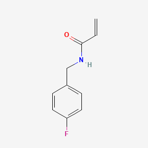 N-[(4-fluorophenyl)methyl]prop-2-enamide