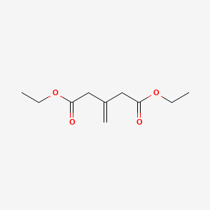 molecular formula C10H16O4 B14389468 Diethyl 3-methylidenepentanedioate CAS No. 89872-29-7