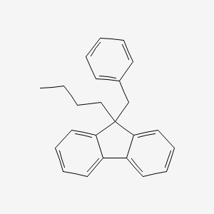 molecular formula C24H24 B14389527 9-Benzyl-9-butyl-9H-fluorene CAS No. 88223-32-9