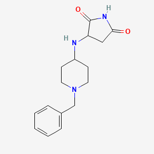 3-[(1-Benzylpiperidin-4-yl)amino]pyrrolidine-2,5-dione