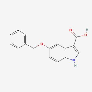 molecular formula C16H13NO3 B1438957 5-(benzyloxy)-1H-indole-3-carboxylic acid CAS No. 24370-73-8
