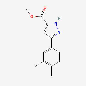 methyl 3-(3,4-dimethylphenyl)-1H-pyrazole-5-carboxylate