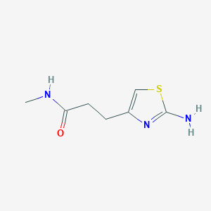 3-(2-amino-1,3-thiazol-4-yl)-N-methylpropanamide